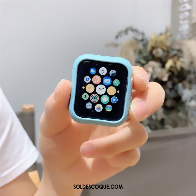 Coque Apple Watch Series 3 Silicone Tout Compris Fluide Doux Incassable Vert Pas Cher