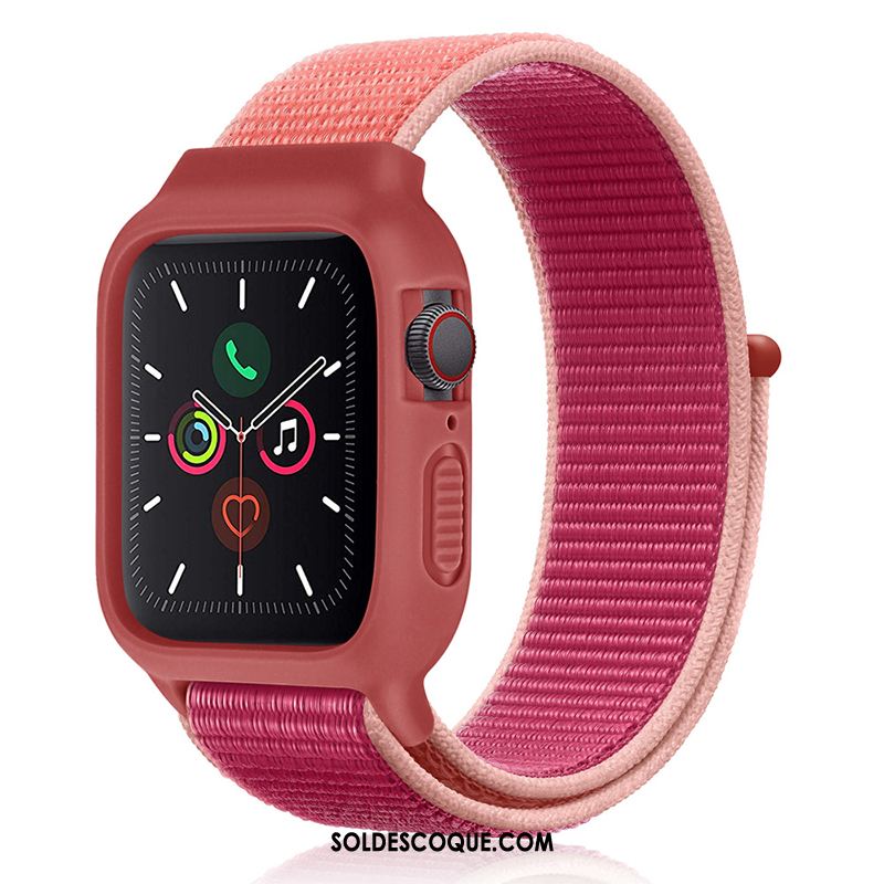 Coque Apple Watch Series 3 Sport Vert Nouveau Nylon Silicone Housse Soldes