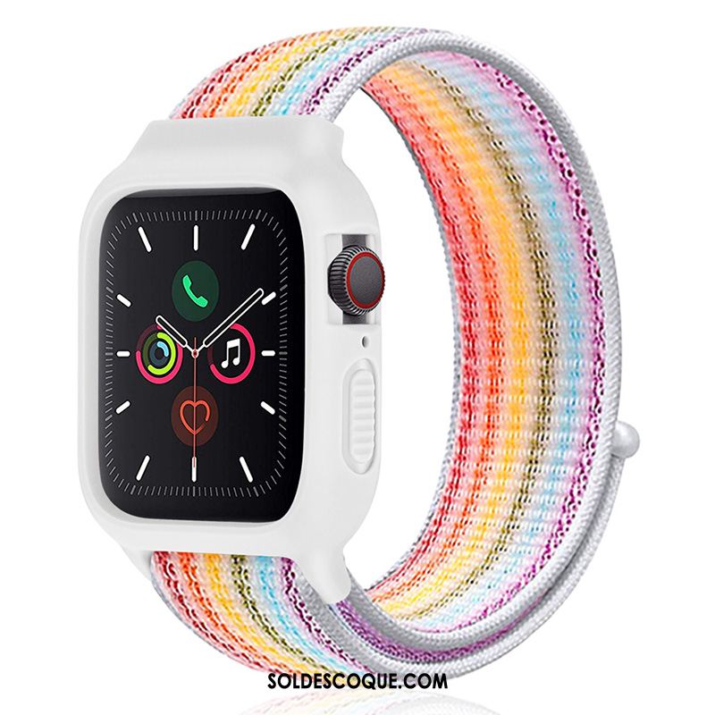 Coque Apple Watch Series 3 Sport Vert Nouveau Nylon Silicone Housse Soldes