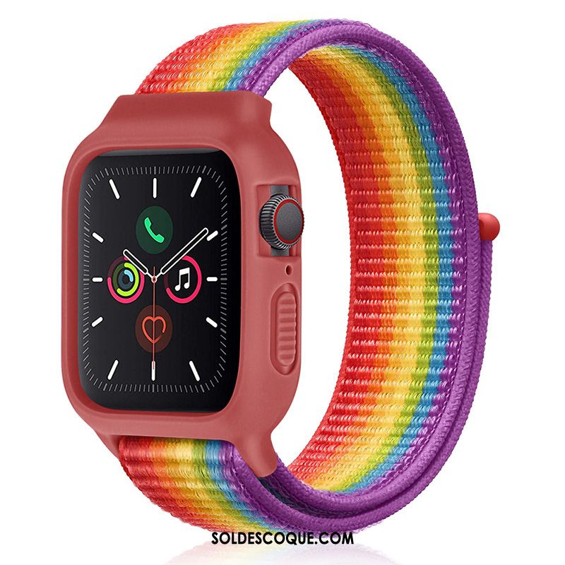 Coque Apple Watch Series 3 Sport Vert Nouveau Nylon Silicone Housse Soldes