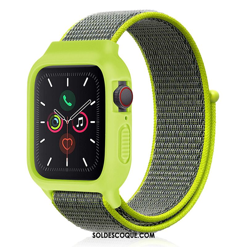 Coque Apple Watch Series 3 Sport Vert Nouveau Nylon Silicone Housse Soldes