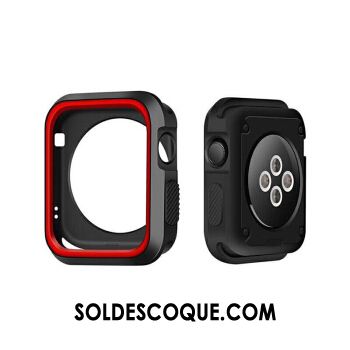 Coque Apple Watch Series 3 Étui Silicone Blanc Vert Protection France