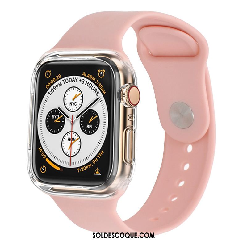 Coque Apple Watch Series 3 Étui Sport Silicone Protection Noir Housse En Vente