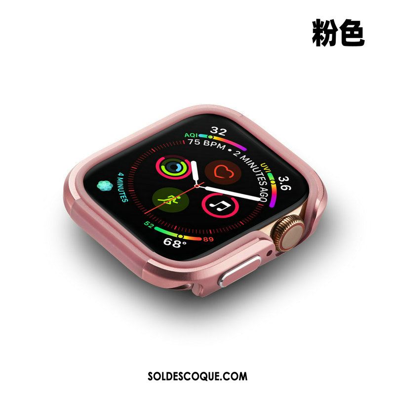 Coque Apple Watch Series 4 Border Protection Métal Incassable Housse Soldes