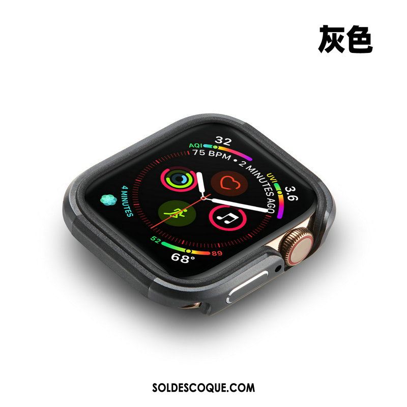 Coque Apple Watch Series 4 Border Protection Métal Incassable Housse Soldes