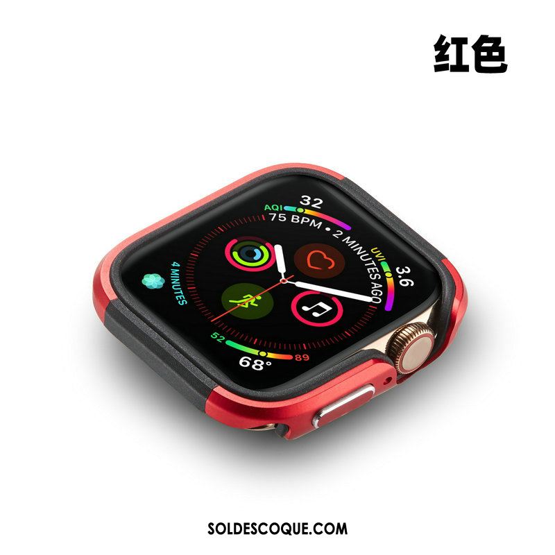 Coque Apple Watch Series 4 Border Protection Métal Incassable Housse Soldes