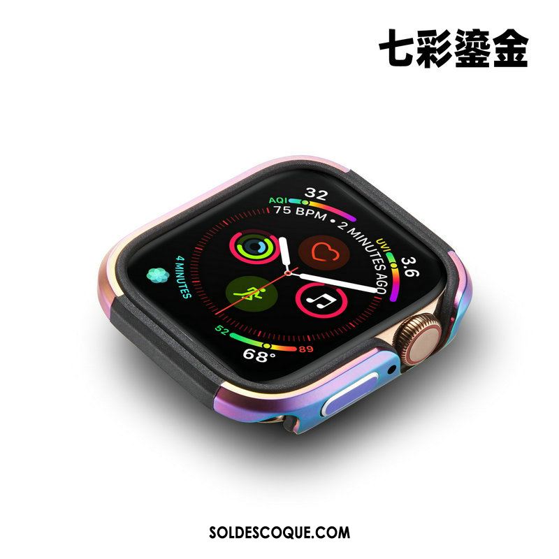 Coque Apple Watch Series 4 Border Protection Métal Incassable Housse Soldes