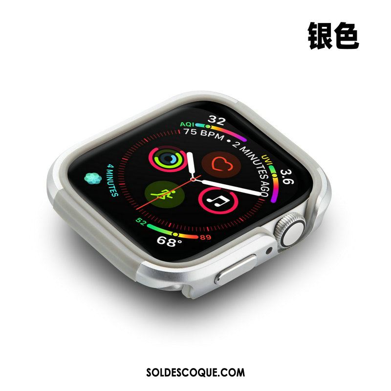 Coque Apple Watch Series 4 Border Protection Métal Incassable Housse Soldes