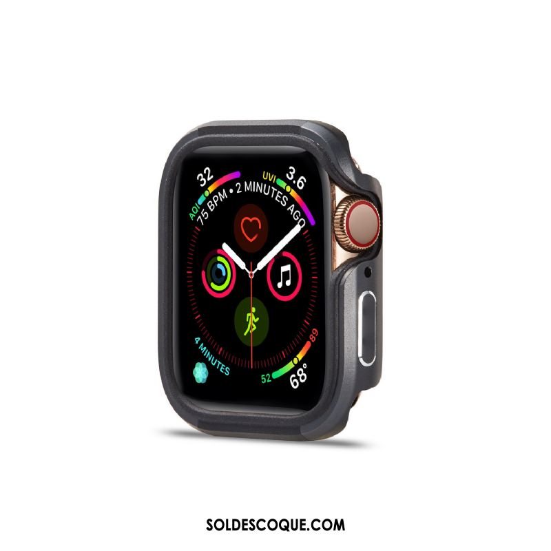 Coque Apple Watch Series 4 Incassable Pu Tendance Bleu Alliage En Vente