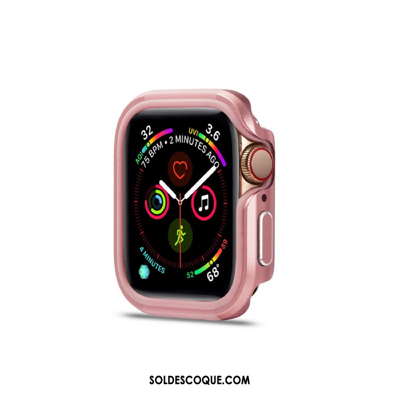 Coque Apple Watch Series 4 Incassable Pu Tendance Bleu Alliage En Vente