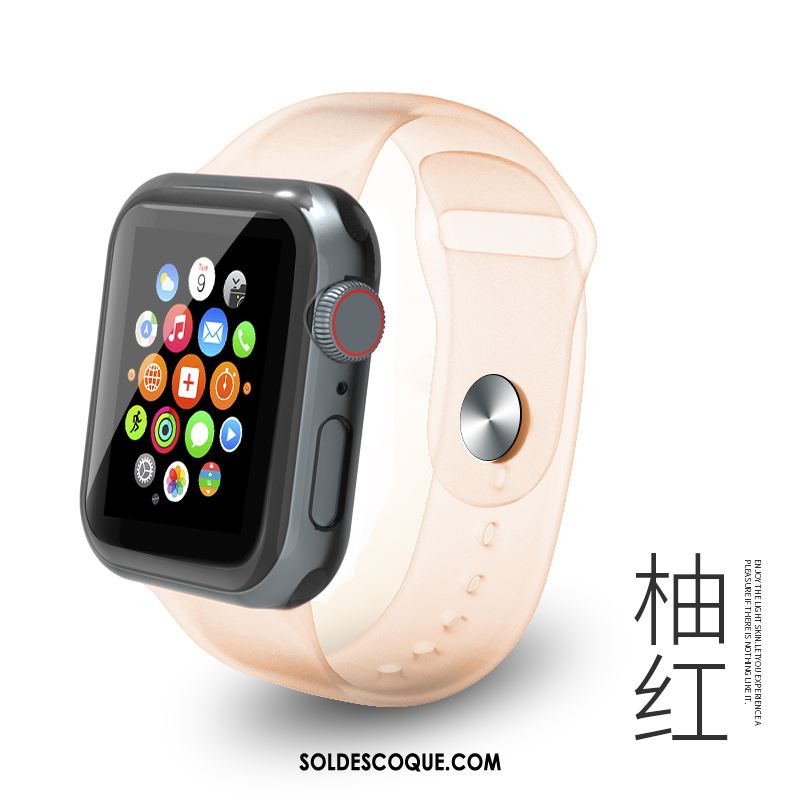 Coque Apple Watch Series 4 Mode Tendance Personnalité Silicone Protection Pas Cher