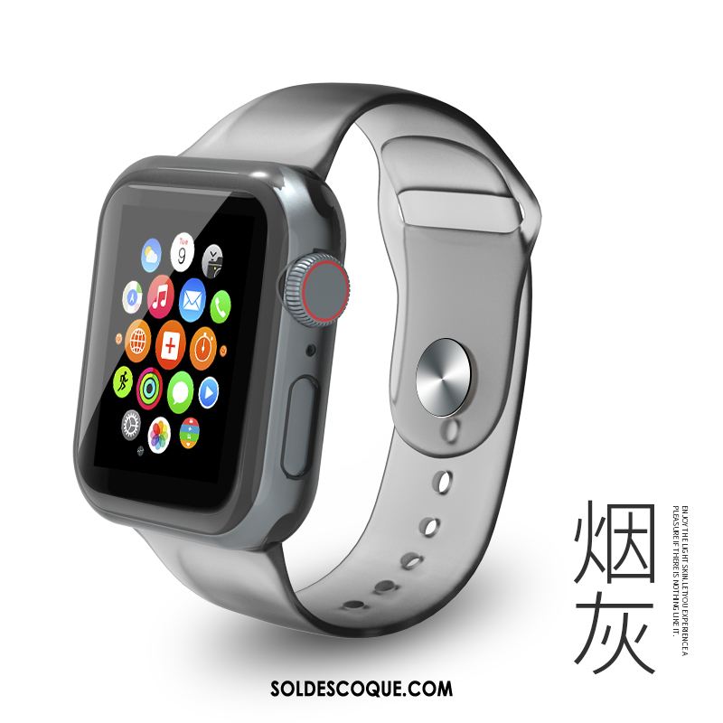 Coque Apple Watch Series 4 Mode Tendance Personnalité Silicone Protection Pas Cher