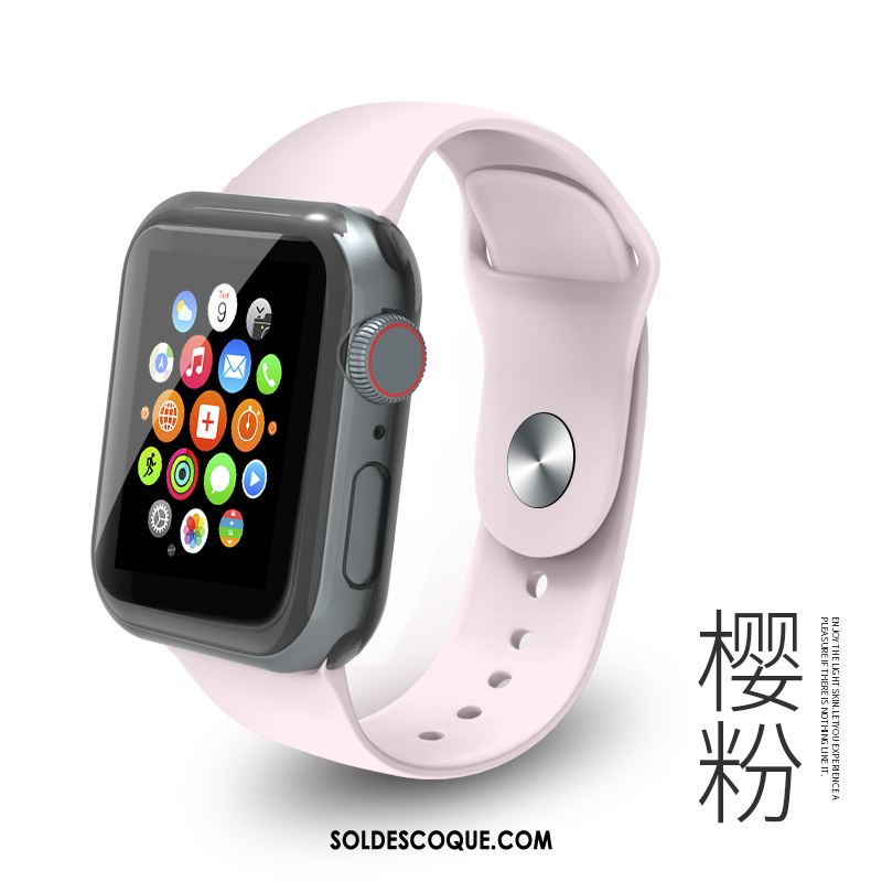 Coque Apple Watch Series 4 Mode Tendance Personnalité Silicone Protection Pas Cher