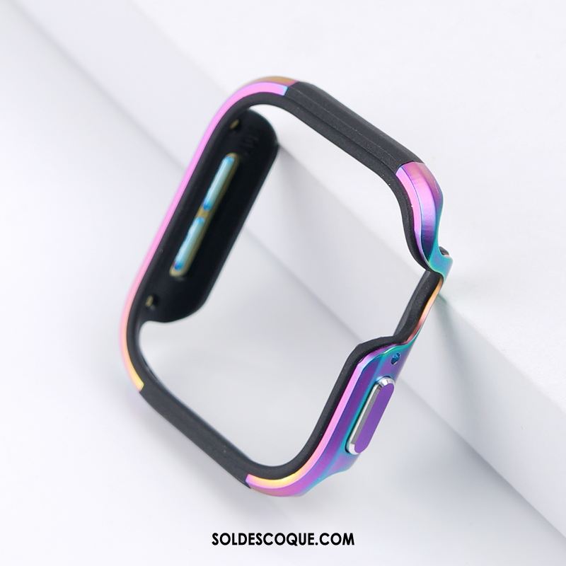 Coque Apple Watch Series 4 Métal Alliage Violet Protection Soldes