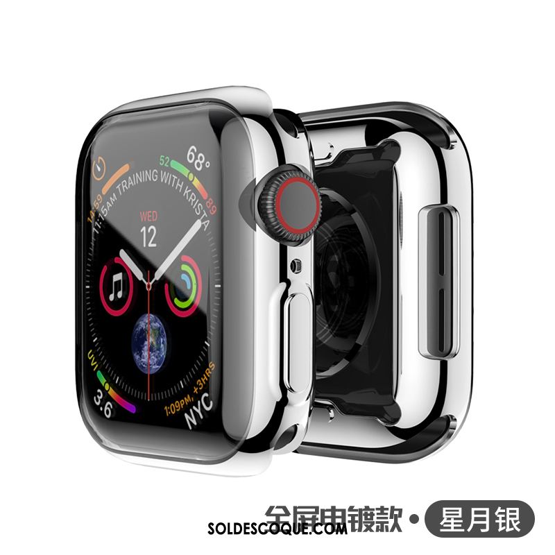 Coque Apple Watch Series 4 Placage Protection Silicone Étui Très Mince Soldes