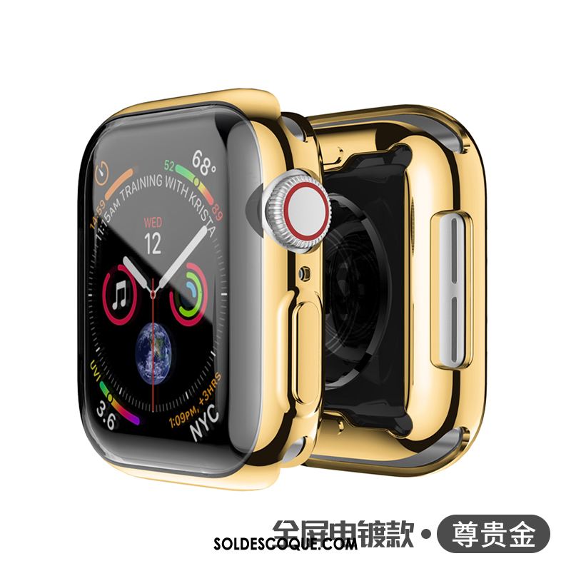 Coque Apple Watch Series 4 Placage Protection Silicone Étui Très Mince Soldes