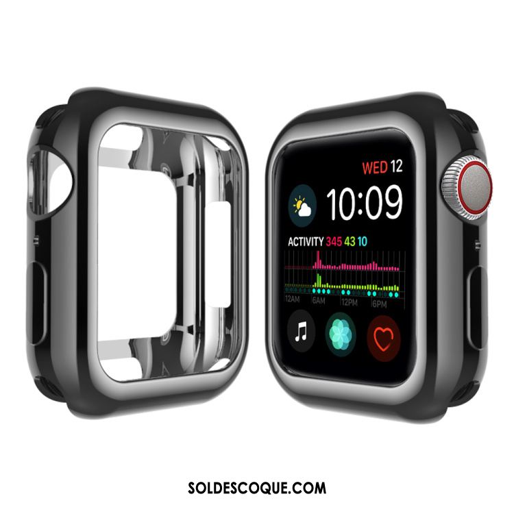 Coque Apple Watch Series 4 Protection Étui Placage Fluide Doux Silicone Soldes