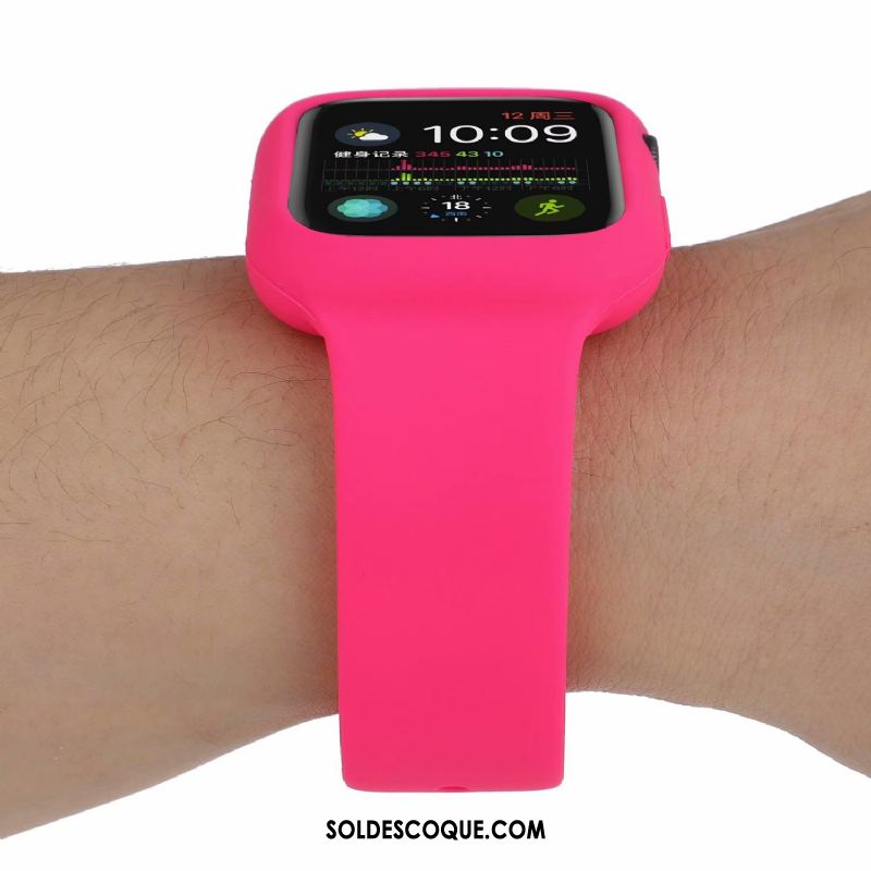 Coque Apple Watch Series 4 Rouge Nouveau Sport Tendance Mode Housse En Vente