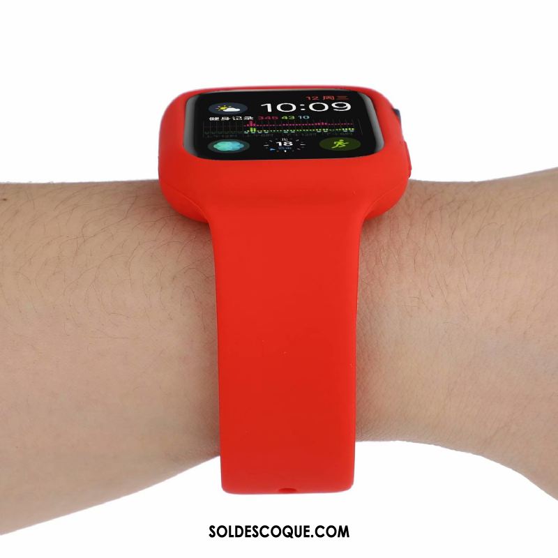Coque Apple Watch Series 4 Rouge Nouveau Sport Tendance Mode Housse En Vente