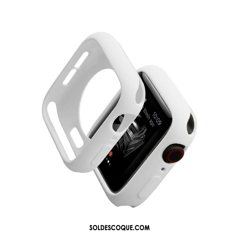 Coque Apple Watch Series 4 Très Mince Silicone Vert Étui Protection Pas Cher