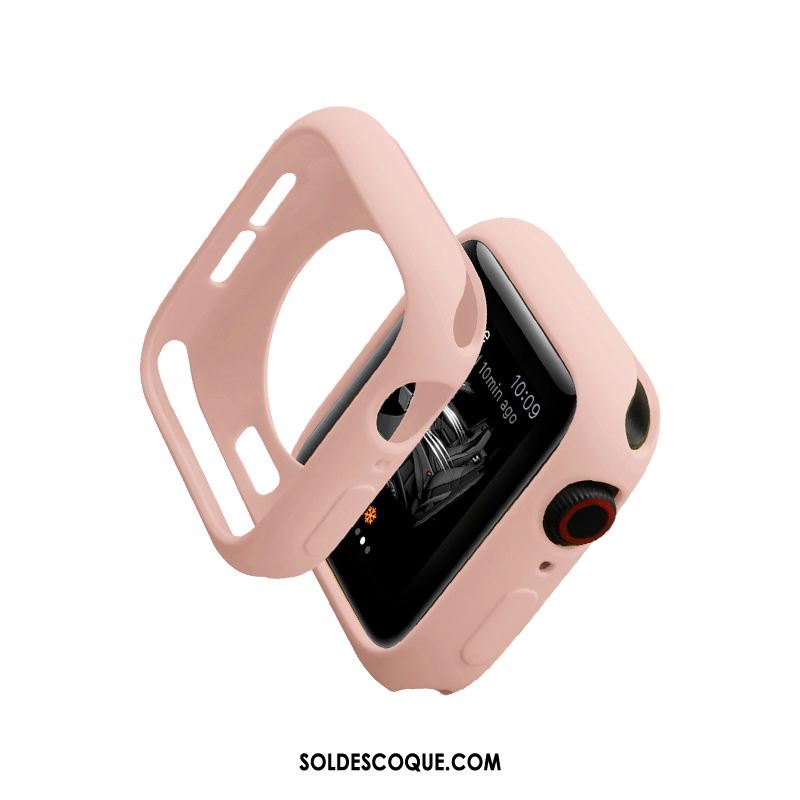 Coque Apple Watch Series 4 Très Mince Silicone Vert Étui Protection Pas Cher