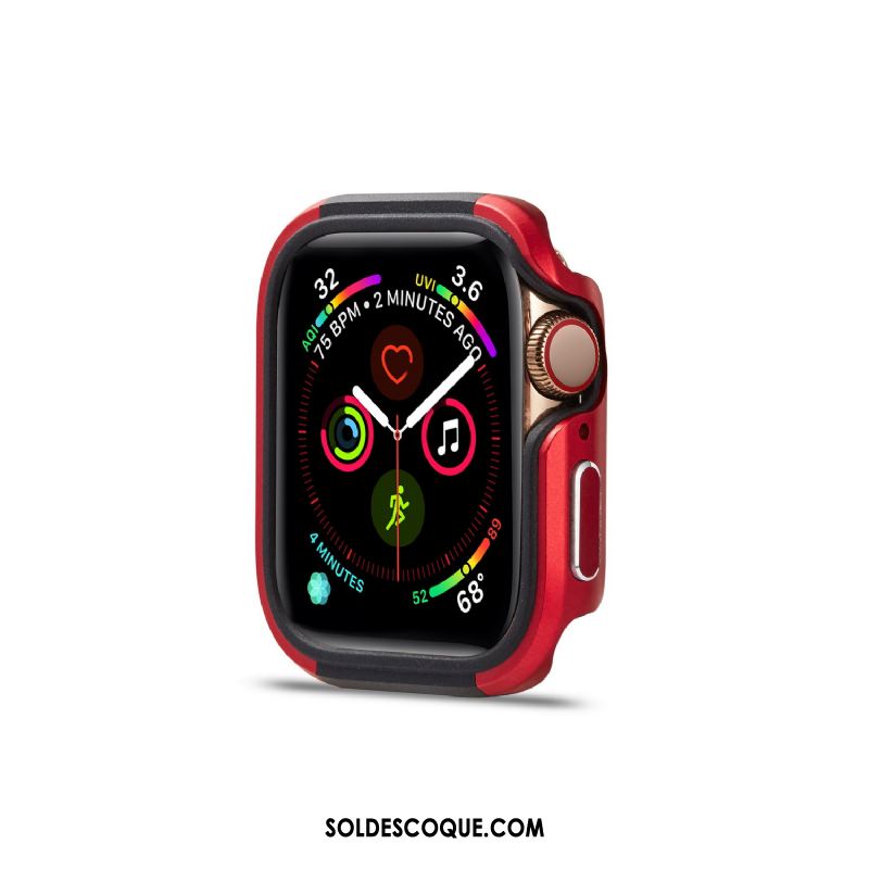 Coque Apple Watch Series 5 Incassable Métal Alliage Or Tendance Pas Cher