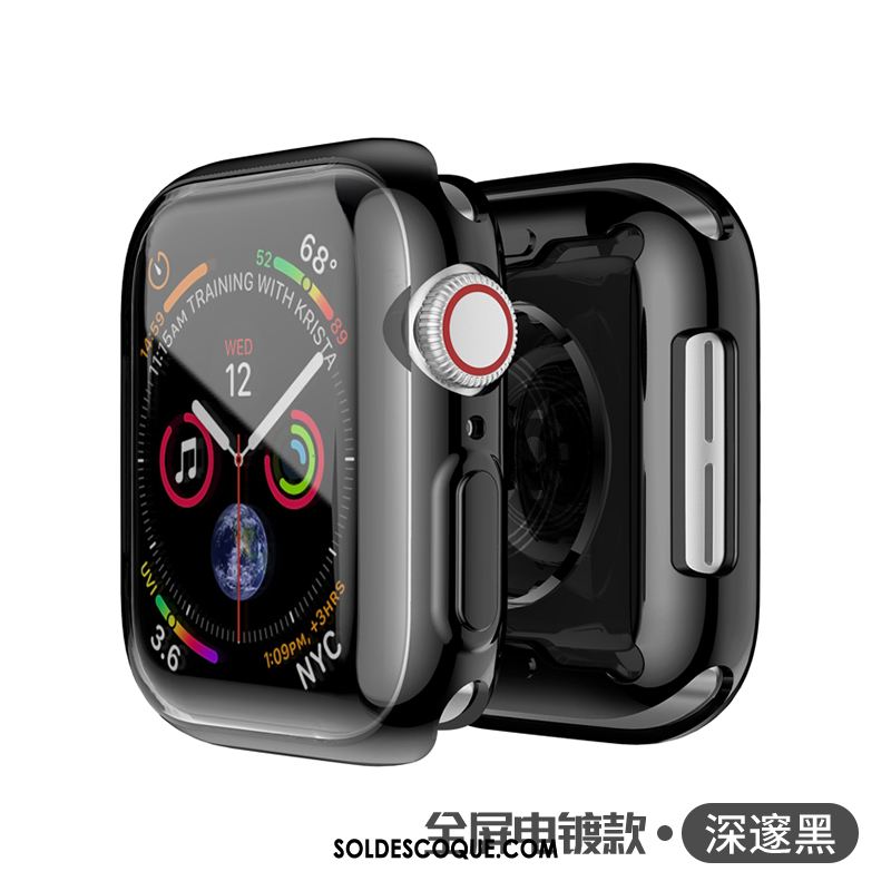 Coque Apple Watch Series 5 Protection Fluide Doux Placage Silicone Tout Compris Housse En Ligne