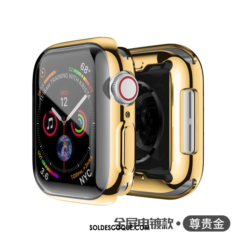 Coque Apple Watch Series 5 Protection Fluide Doux Placage Silicone Tout Compris Housse En Ligne