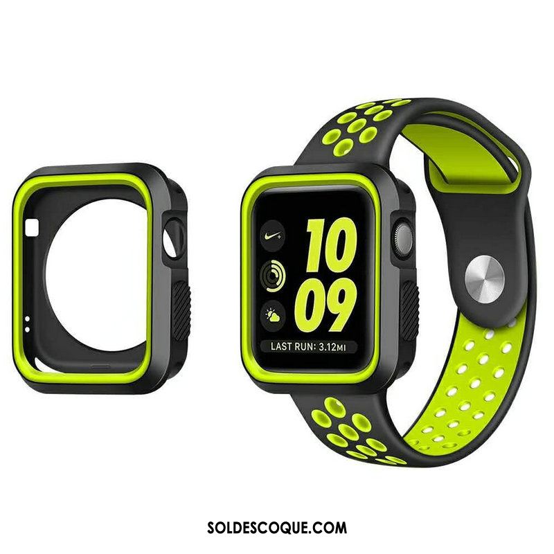 Coque Apple Watch Series 5 Refroidissement Étui Blanc Silicone Protection Pas Cher