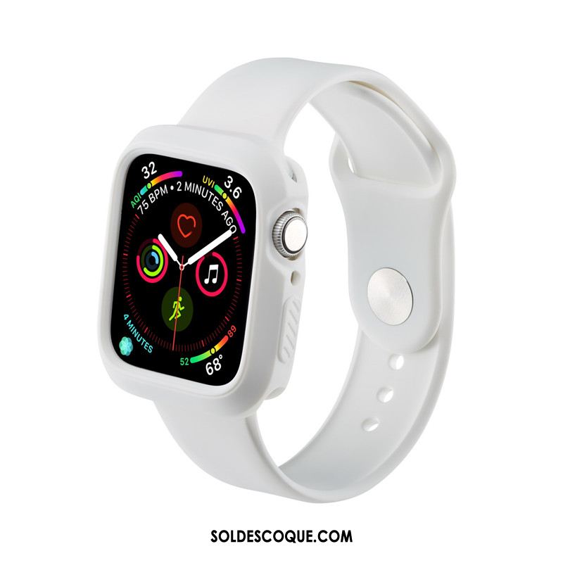 Coque Apple Watch Series 5 Silicone Personnalité Protection Sport Tendance En Ligne