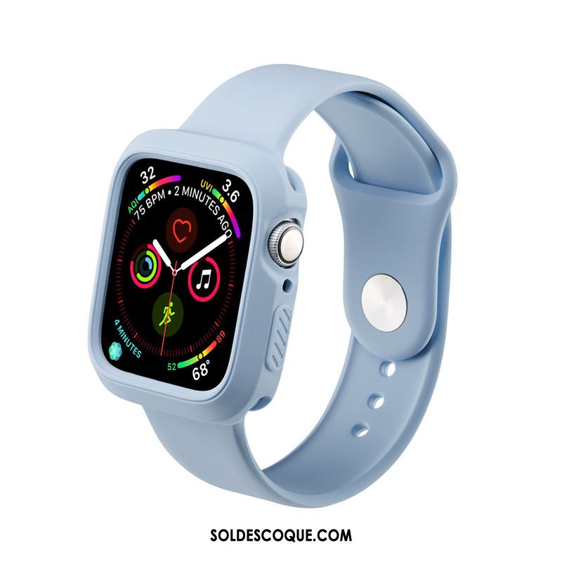 Coque Apple Watch Series 5 Silicone Personnalité Protection Sport Tendance En Ligne