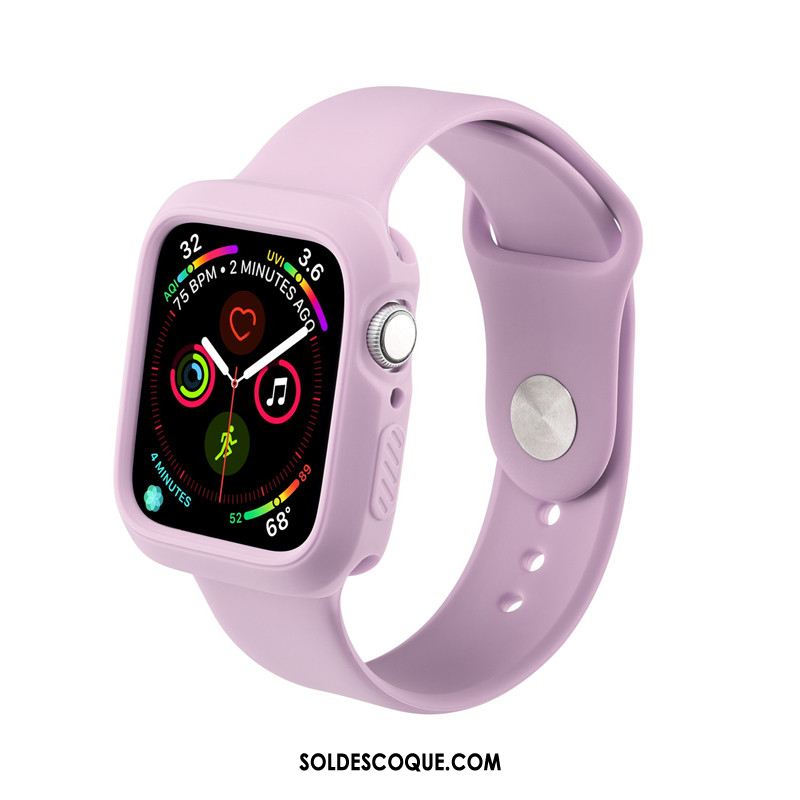 Coque Apple Watch Series 5 Silicone Personnalité Protection Sport Tendance En Ligne