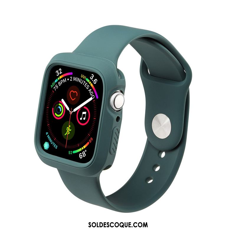 Coque Apple Watch Series 5 Silicone Personnalité Protection Sport Tendance En Ligne