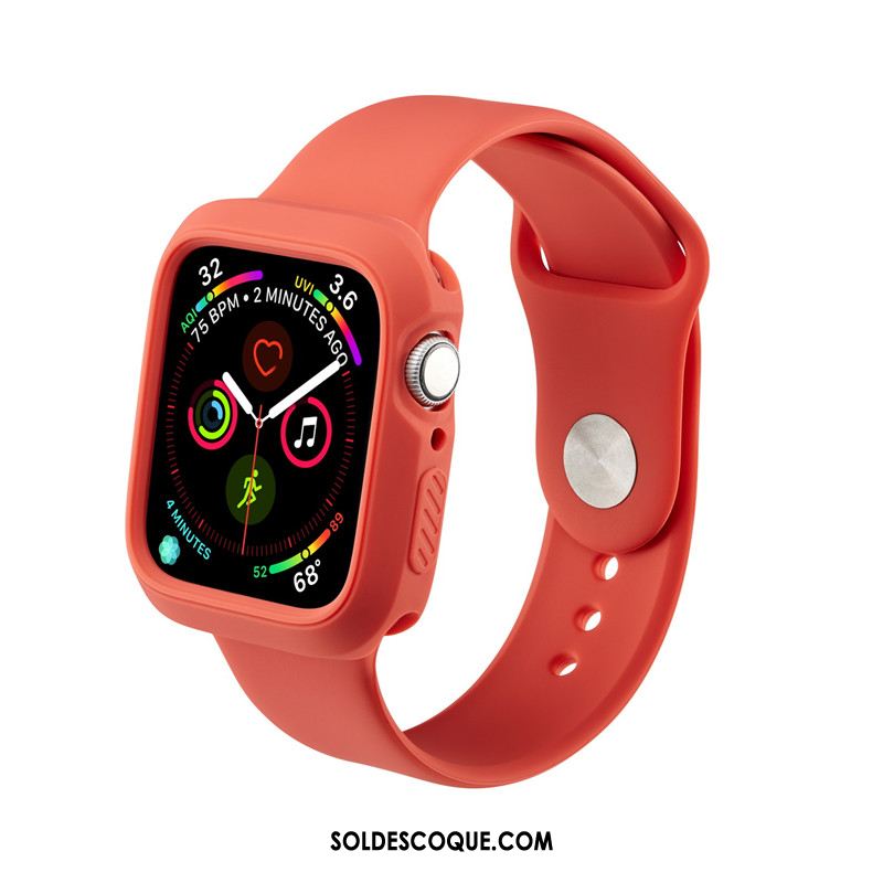 Coque Apple Watch Series 5 Silicone Personnalité Protection Sport Tendance En Ligne