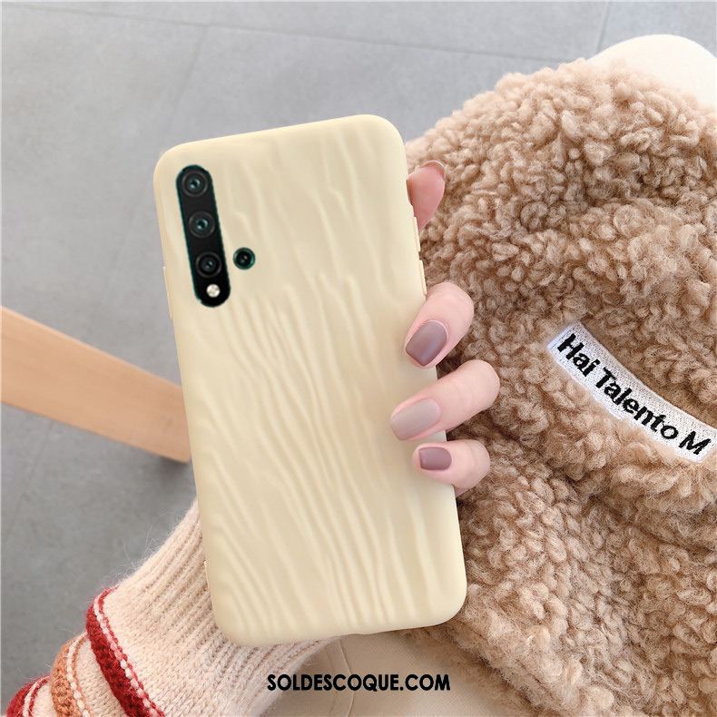 Coque Honor 20 Anneau Jaune Simple Étui Créatif Pas Cher