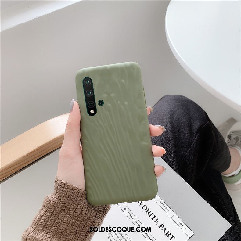 Coque Honor 20 Anneau Jaune Simple Étui Créatif Pas Cher