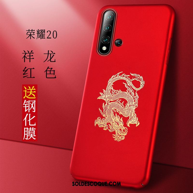 Coque Honor 20 Difficile Style Chinois Très Mince Mode Incassable Housse Pas Cher