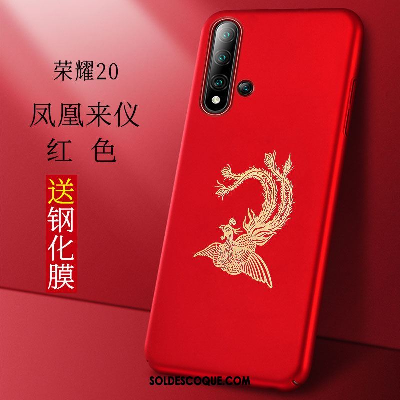 Coque Honor 20 Difficile Style Chinois Très Mince Mode Incassable Housse Pas Cher