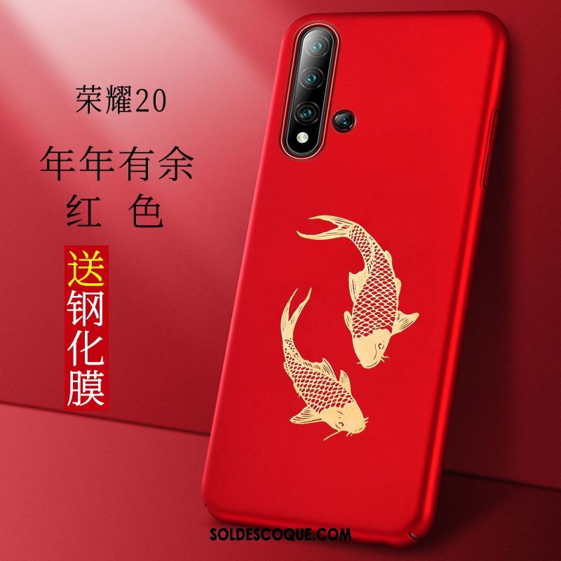 Coque Honor 20 Difficile Style Chinois Très Mince Mode Incassable Housse Pas Cher