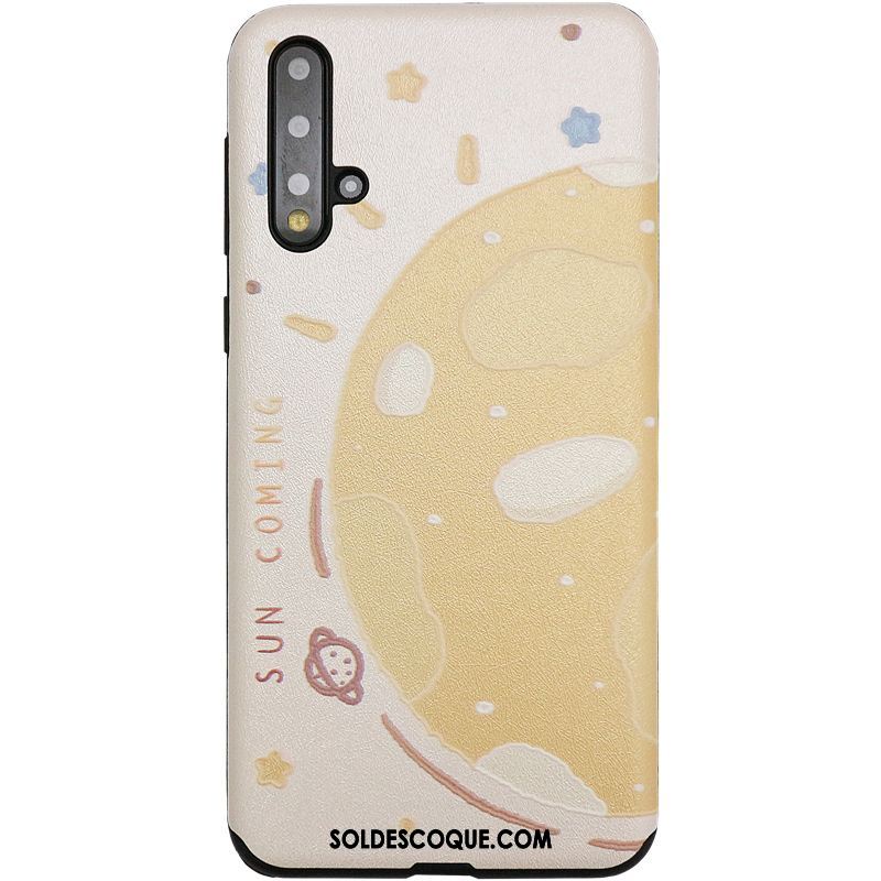 Coque Honor 20 Fluide Doux Dessin Animé Planète Amoureux Gaufrage En Ligne