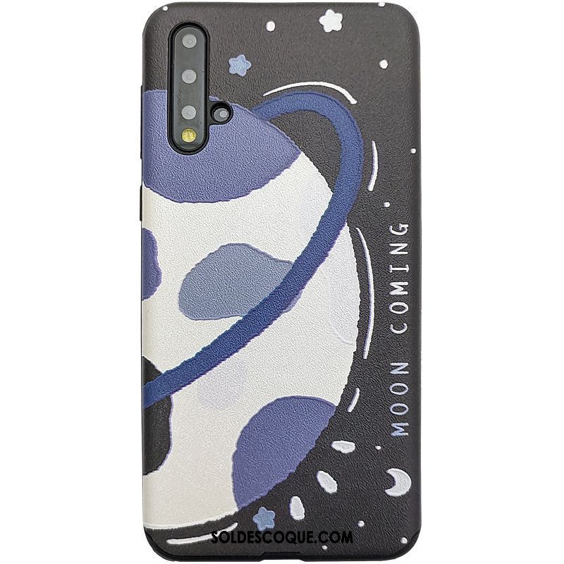 Coque Honor 20 Fluide Doux Dessin Animé Planète Amoureux Gaufrage En Ligne