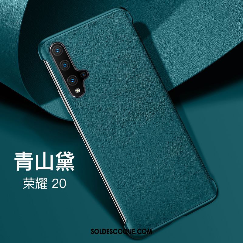 Coque Honor 20 Marque De Tendance Étui En Cuir Personnalité Tout Compris Vert Pas Cher