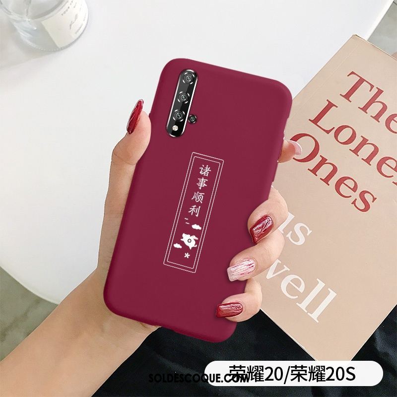 Coque Honor 20 Mode Très Mince Fluide Doux Silicone Jeunesse Soldes