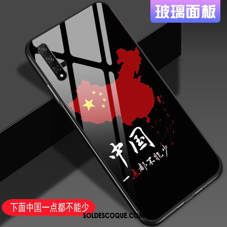 Coque Honor 20 Nouveau Incassable Tendance Verre Rouge Soldes