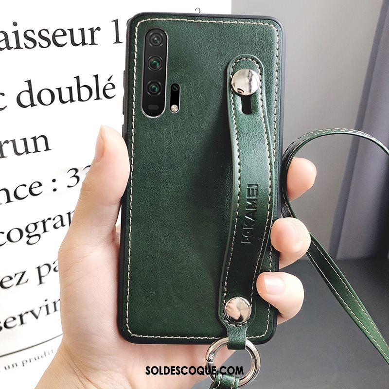 Coque Honor 20 Pro Incassable Net Rouge Étui Ornements Suspendus Haute France