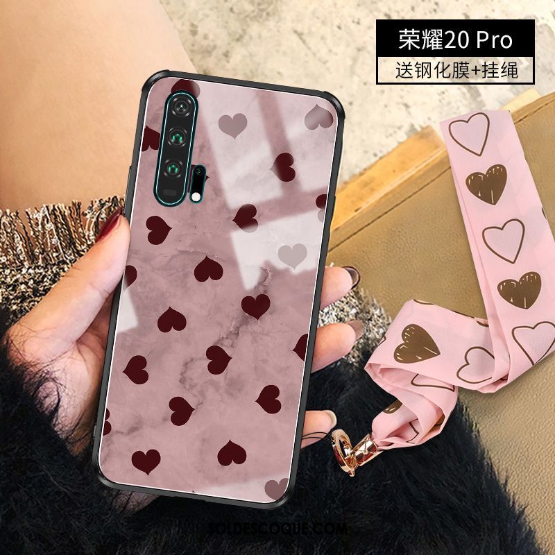 Coque Honor 20 Pro Luxe Net Rouge Personnalité Tendance Miroir En Ligne