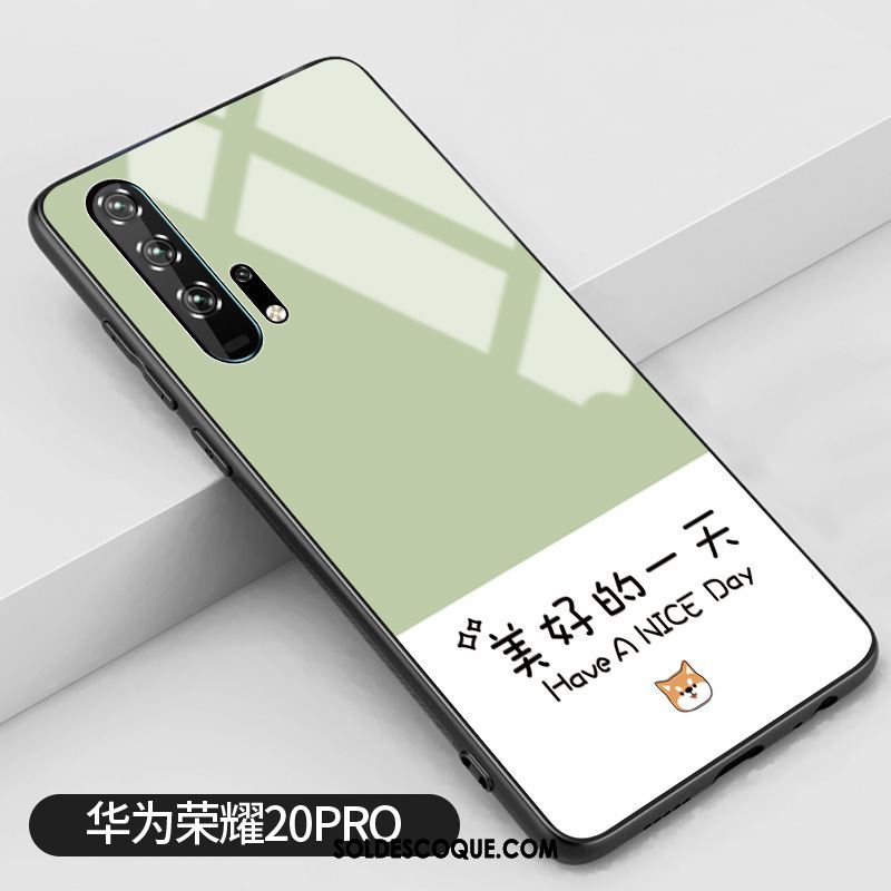 Coque Honor 20 Pro Petit Tout Compris Art Amoureux Vert En Ligne