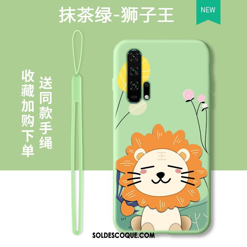 Coque Honor 20 Pro Protection Lion Net Rouge Silicone Téléphone Portable Pas Cher