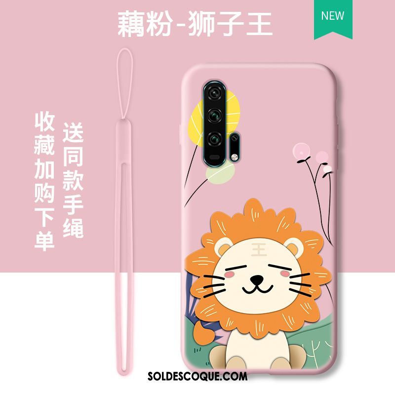 Coque Honor 20 Pro Protection Lion Net Rouge Silicone Téléphone Portable Pas Cher