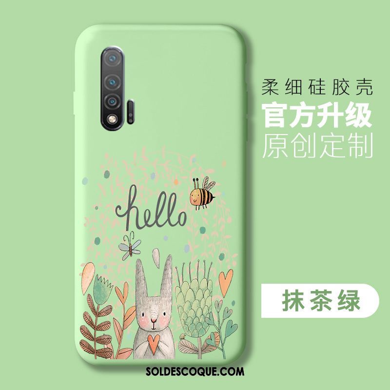 Coque Honor 20 Pro Protection Tout Compris Dessin Animé Vert Téléphone Portable Pas Cher